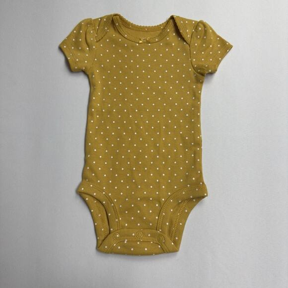 Carter's Baby 'The Original Bodysuit' Short Sleeve Girls Size 3 Month - Picture 1 of 5